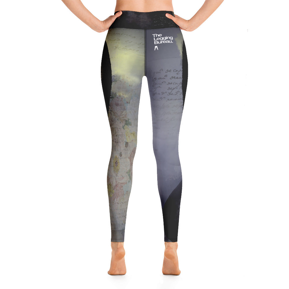 The Legging Bureau. Floral Notes Two. Yoga Leggings