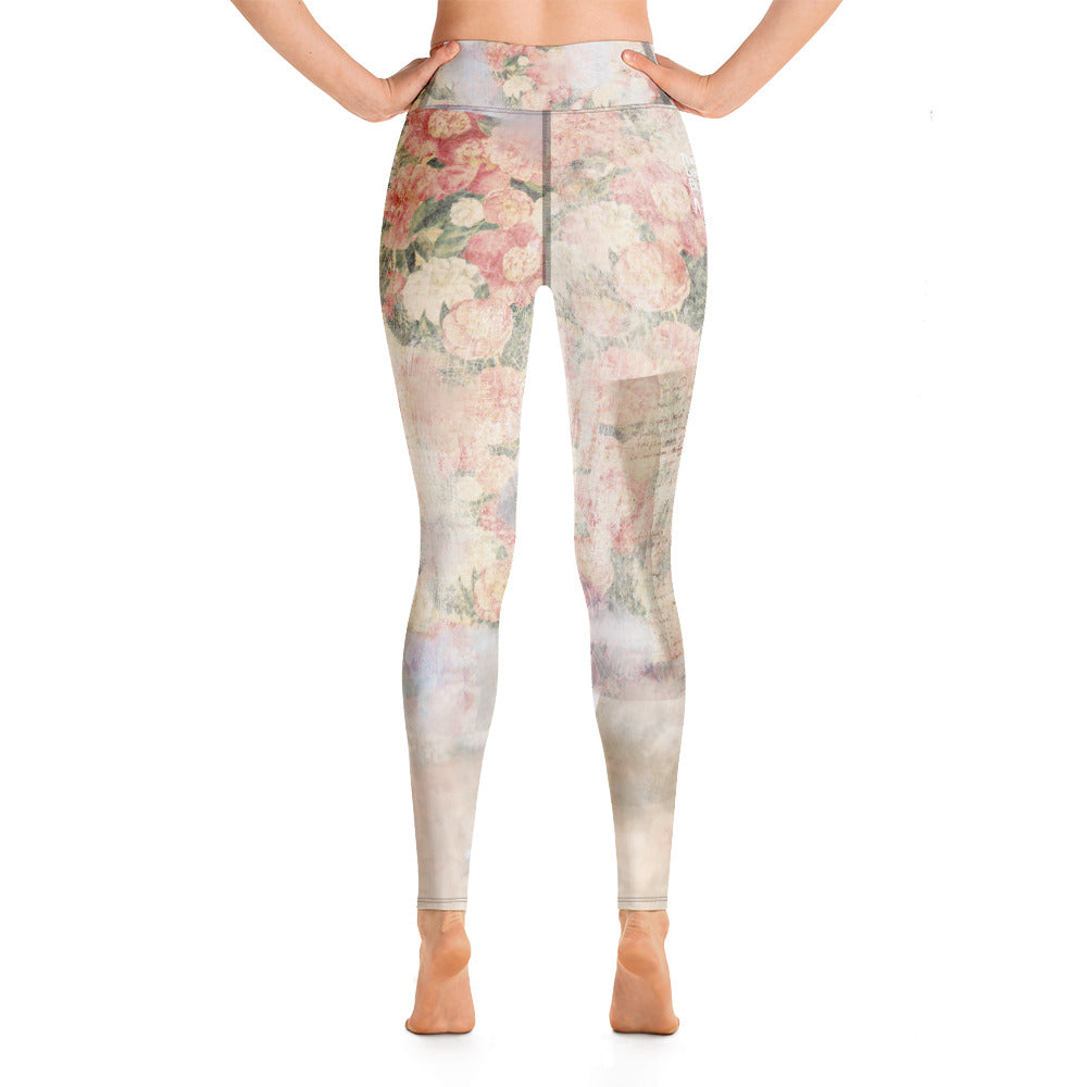 The Legging Bureau. Floral Notes 01. Yoga Leggings