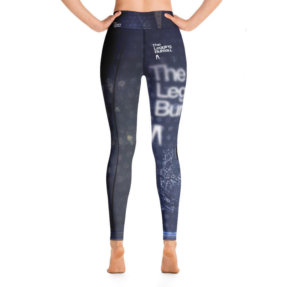 The Legging Bureau. Clandestine 01d.  Yoga Leggings