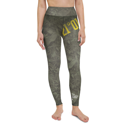 The Legging Bureau. Tropi-Camo. Yoga Leggings