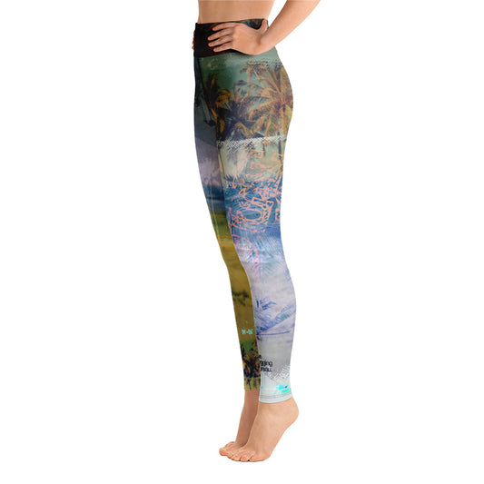 The Legging Bureau. Palms One. Yoga Leggings
