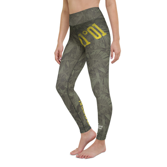 The Legging Bureau. Tropi-Camo. Yoga Leggings