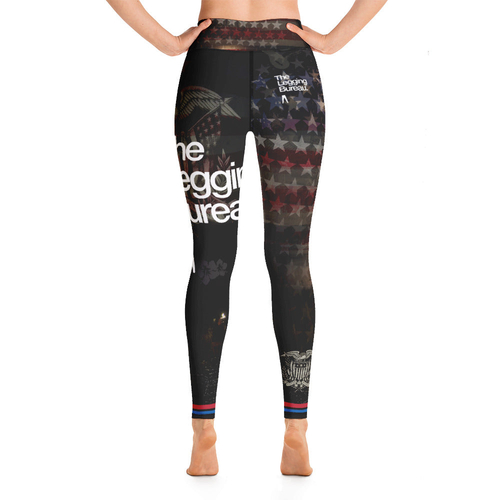 The Legging Bureau. Americana 01. Yoga Leggings